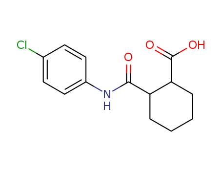 2-[(4-chlorophenyl)carbamoyl]cyclohexane-1-carboxylic acid