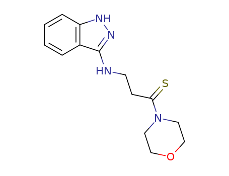 Morpholine, 4-[3-(1H-indazol-3-ylamino)-1-thioxopropyl]-