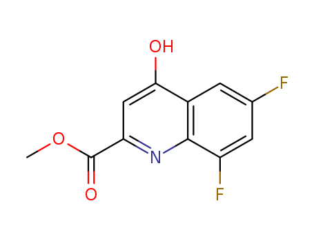 2-Quinolinecarboxylicacid, 6,8-difluoro-4-hydroxy-, methyl ester