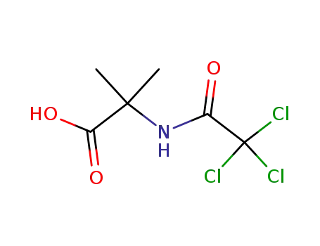 Molecular Structure of 95038-13-4 (2-Methyl-N-(2,2,2-trichloroacetyl)alanine)