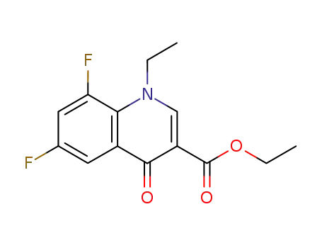 3-Quinolinecarboxylic acid, 1-ethyl-6,8-difluoro-1,4-dihydro-4-oxo-, ethyl
ester