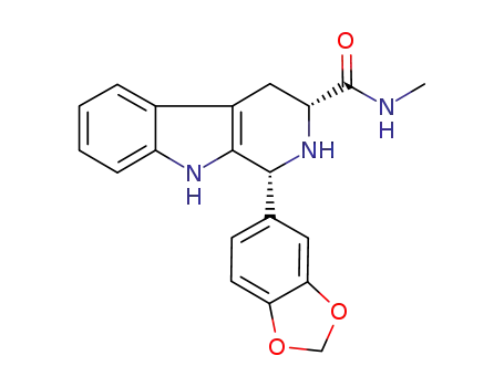 (1R,3R)-1-(benzo[d][1,3]dioxol-5-yl)-N-methyl-2,3,4,9-tetrahydro-1H-pyrido[3,4-b]indole-3-carboxamide