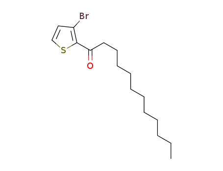 Molecular Structure of 950223-94-6 (1-(3-broMothiophen-2-yl)dodecan-1-one)