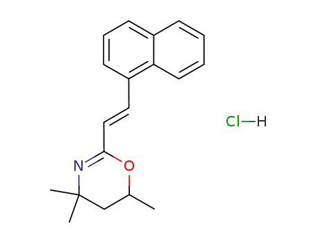 4,4,6-TRIMETHYL-2-[(E)-2-NAPHTHALEN-1-YLVINYL]-5,6-DIHYDRO-1,3-OXAZI NE HCL
