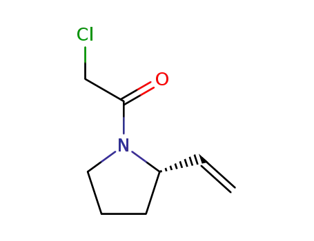 Molecular Structure of 105706-79-4 (Pyrrolidine, 1-(chloroacetyl)-2-ethenyl- (9CI))