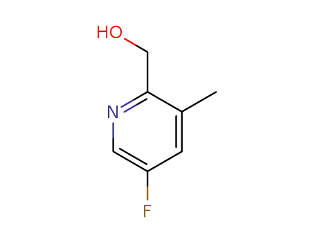 Molecular Structure of 1360953-18-9 ((5-fluoro-3-Methylpyridin-2-yl)Methanol)