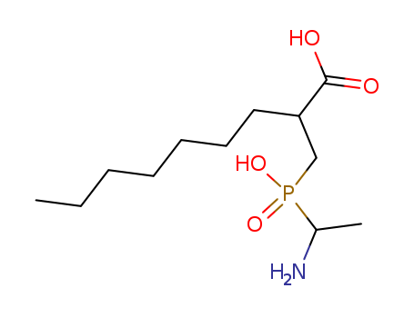 (1-AMINOETHYL)(2-CARBOXY-1-OCTYL)PHOSPHINIC ACID