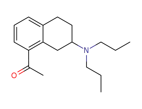 Molecular Structure of 140221-50-7 (8-acetyl-2-(dipropylamino)tetralin)