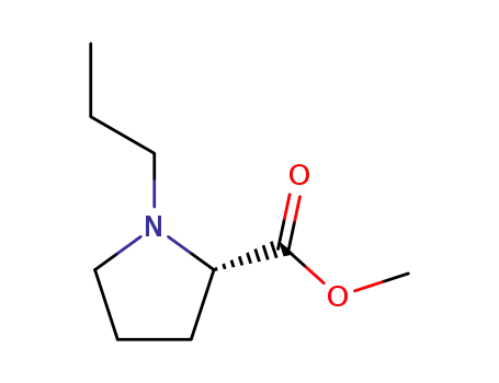 (-)-methyl (S)-1-propyl-2-pyrrolidinecarboxylate