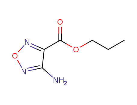 Molecular Structure of 1390648-48-2 (n-propyl 4-amino[1,2,5]oxadiazole-3-carboxylate)