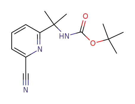 [1-(6-cyano-pyridin-2-yl)-1-methyl-ethyl]-carbamic acid tert-butyl ester