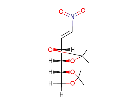 Molecular Structure of 110220-96-7 ((4S,4'R,5R)-2,2,2',2'-tetramethyl-5-((E)-2-nitrovinyl)-4,4'-bi(1,3-dioxolane))