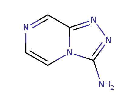 Molecular Structure of 13258-12-3 (S-TRIAZOLO[4,3-A]PYRAZINE, 3-AMINO-)