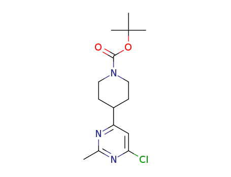 4-(6-Chloro-2-methyl-pyrimidin-4-yl)-piperidine-1-carboxylic acid tert-butyl ester