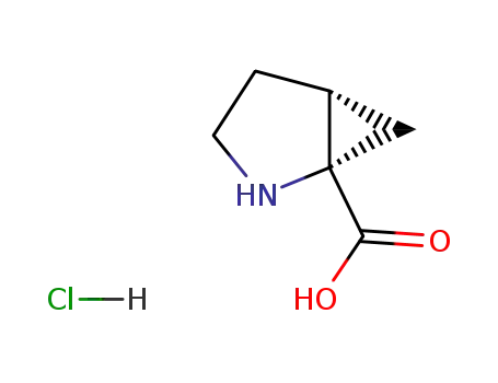 Molecular Structure of 127117-42-4 (2-azabicyclo[3.1.0]hexane-1-carboxylic acid hydrochloride)