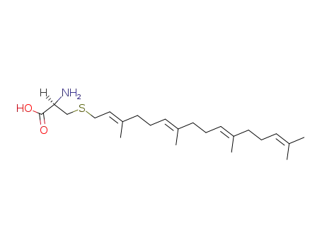 Molecular Structure of 131404-69-8 (geranylgeranylcysteine)