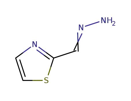 2-Thiazolecarboxaldehyde,  hydrazone