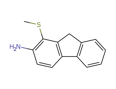 Molecular Structure of 21921-55-1 (1-(methylthio)-2-aminofluorene)
