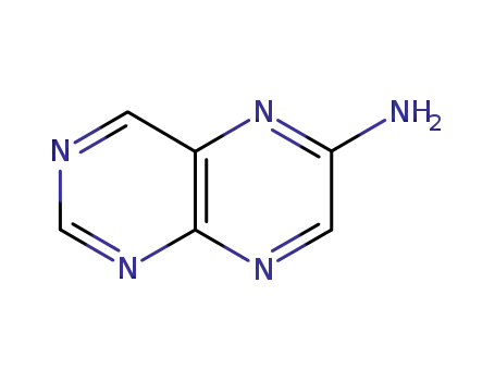 Molecular Structure of 1125-83-3 (6-Pteridinamine (9CI))