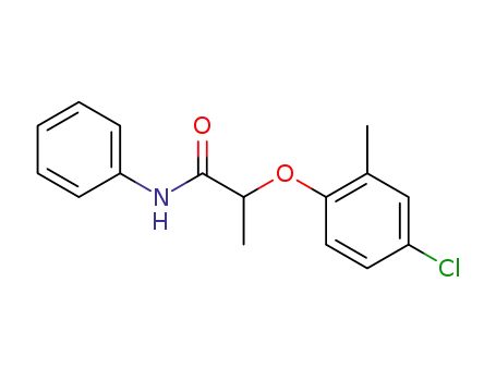 Molecular Structure of 13740-38-0 (2-(4-chloro-2-methyl-phenoxy)-N-phenyl-propanamide)