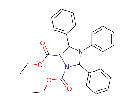 Molecular Structure of 13175-10-5 (diethyl 3,4,5-triphenyl-1,2,4-triazolidine-1,2-dicarboxylate)