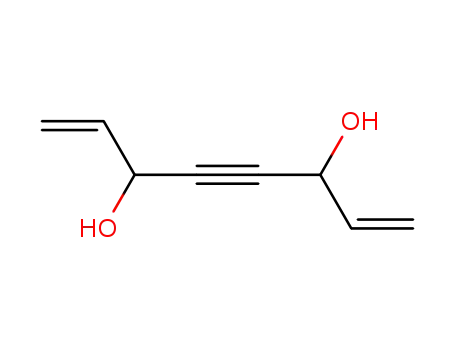 Molecular Structure of 61540-94-1 (1,7-Octadien-4-yne-3,6-diol)