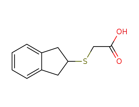 2-(2,3-dihydro-1H-inden-2-ylthio)acetic acid