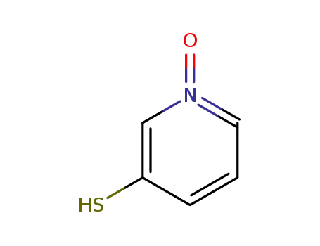 Molecular Structure of 127108-46-7 (3-Pyridinethiol,1-oxide(9CI))
