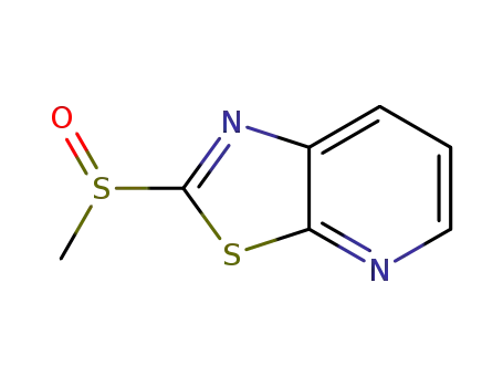 티아졸로[5,4-b]피리딘, 2-(메틸설피닐)-(9CI)