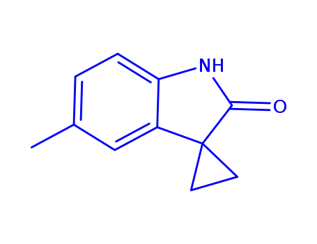 Molecular Structure of 1360946-84-4 (5-Methyl-1H-spiro[cyclopropane-1,3-indole]-2-one)