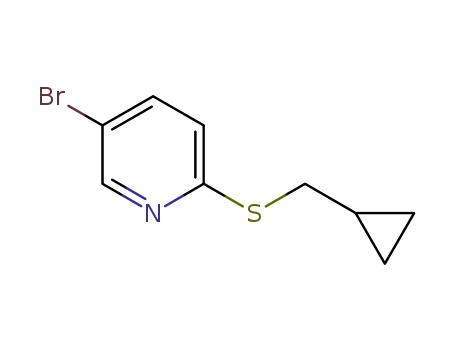 Pyridine, 5-bromo-2-[(cyclopropylmethyl)thio]-