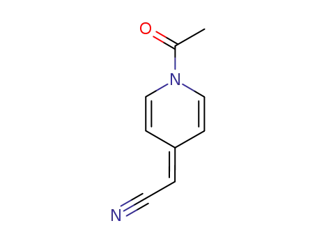delta4(1H),alpha-Pyridineacetonitrile, 1-acetyl- (8CI)