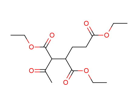 Molecular Structure of 1113-80-0 (1,3,4-Tricarbonsaeure-triaethylester-5-oxo-hexan)