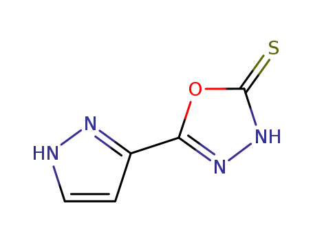 5-(1H-pyrazol-5-yl)-1,3,4-oxadiazole-2-thiol