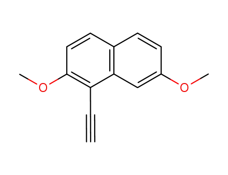Molecular Structure of 130817-79-7 (1-ethynyl-2,7-dimethoxynaphthalene)