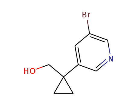 (1-(5-broMopyridin-3-yl)cyclopropyl)Methanol