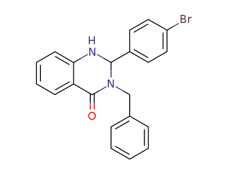 3-benzyl-2-(4-bromophenyl)-2,3-dihydroquinazolin-4(1H)-one