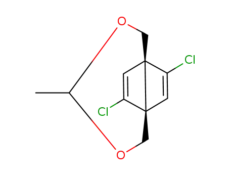 (1S,7S)-8,10-Dichloro-4-methyl-3,5-dioxa-tricyclo[5.2.2.0<sup>1,7</sup>]undeca-8,10-diene