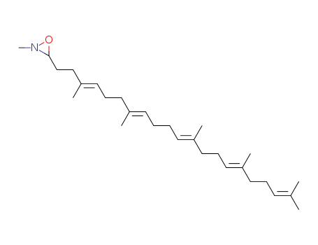 Oxaziridine,2-methyl-3-(3,7,12,16,20-pentamethyl-3,7,11,15,19-heneicosapentaenyl)-,(all-E)- (9CI)