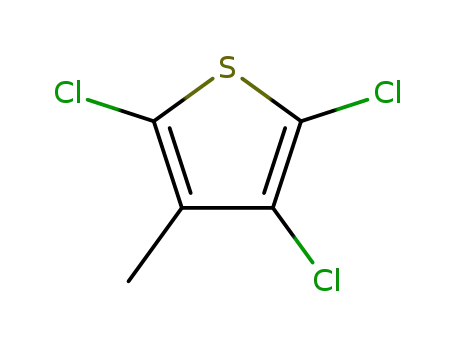 Molecular Structure of 136877-24-2 (3-Methyl-2,4,5-trichlorothiophene)