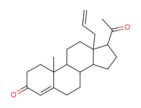 Molecular Structure of 115940-37-9 (18-ethynylprogesterone)