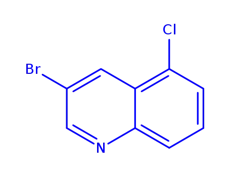 Molecular Structure of 1416440-62-4 (3-broMo-5-chloroquinoline)