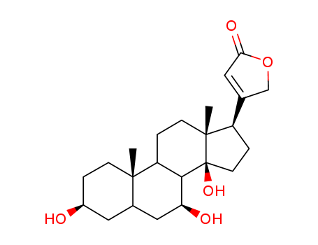3-[(3S,5S,7S,10S,13R,14S,17R)-3,7,14-trihydroxy-10,13-dimethyl-1,2,3,4,5,6,7,8,9,11,12,15,16,17-tetradecahydrocyclopenta[a]phenanthren-17-yl]-2H-furan-5-one