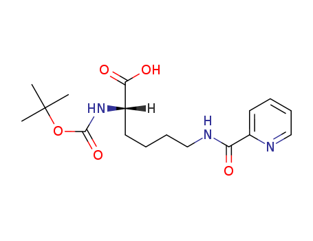L-Lysine,N2-[(1,1-dimethylethoxy)carbonyl]-N6-(2-pyridinylcarbonyl)-