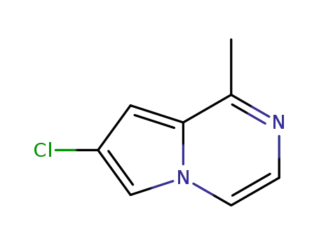 Molecular Structure of 136927-48-5 (1-METHYL-7-CHLOROPYRROLO[1,2-A]PYRAZINE)