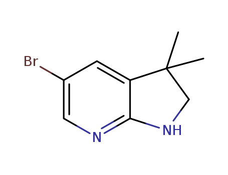 1H-Pyrrolo[2,3-b]pyridine, 5-bromo-2,3-dihydro-3,3-dimethyl-