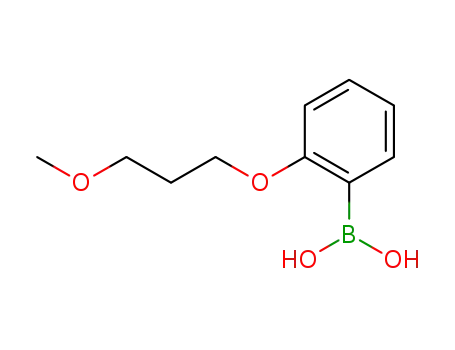 Molecular Structure of 1122568-12-0 (2-(3-Methoxypropoxy)phenylboronic acid)