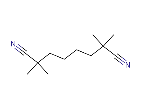 Molecular Structure of 13865-25-3 (2,2,7,7-tetramethyloctanedinitrile)