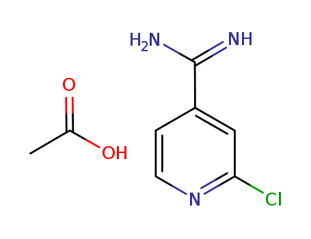 2-Chloroisonicotinimidamide acetate