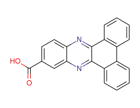 Molecular Structure of 134859-17-9 (dibenzo[a,c]phenazine-2-carboxylic acid)